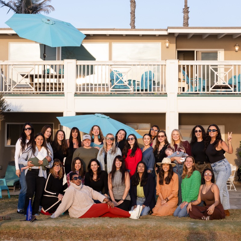 Here WE Rise women at Oceanside retreat